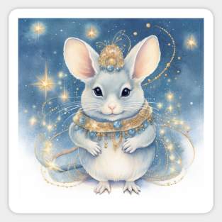 Chinchilla Art Sticker